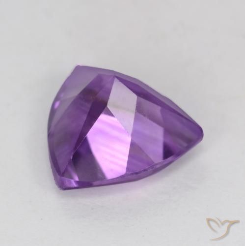 Améthyste Violet vif naturelle Trillion, 2.25 ct, VS