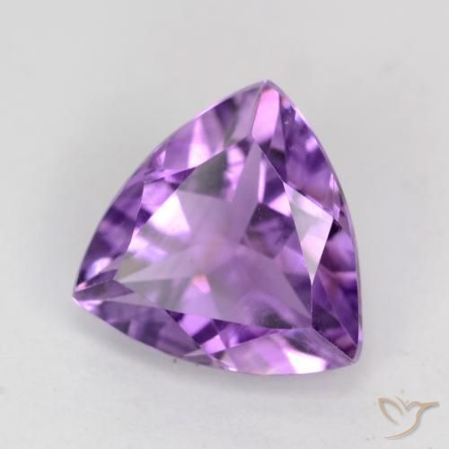 Améthyste Pourpre violacé profond naturelle Trillion, 2.06 ct, VS