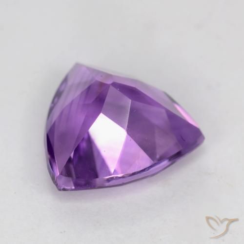 Améthyste Pourpre violacé profond naturelle Trillion, 2.06 ct, VS