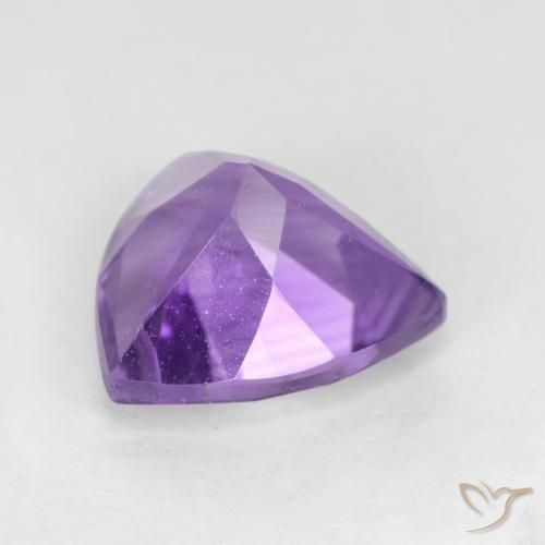 Améthyste Violet Rosâtre naturelle Trillion, 2.08 ct, VVS-VS