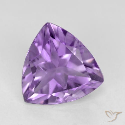 2.30ct Naturel Violet moyen Améthyste, Trillion, VVS-VS