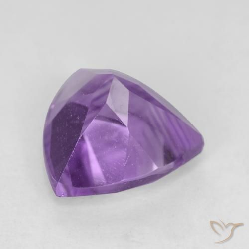 Améthyste Violet moyen naturelle Trillion, 2.30 ct, VVS-VS