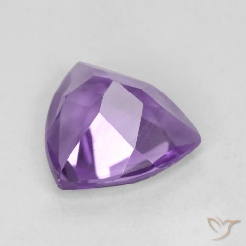 Améthyste Violet foncé naturelle Trillion, 1.93 ct, VVS-VS