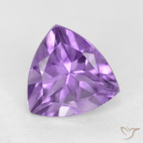 2.26ct Naturel Violet Rosâtre Améthyste, Trillion, VVS-VS