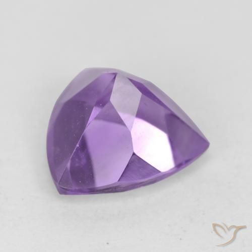 Améthyste Violet Rosâtre naturelle Trillion, 2.26 ct, VVS-VS