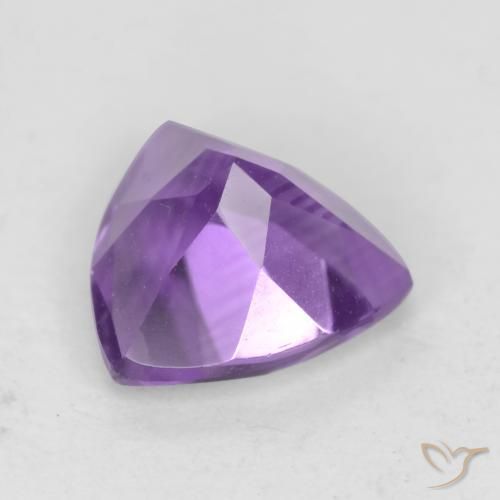 Améthyste Violet intense naturelle Trillion, 2.17 ct, VVS-VS