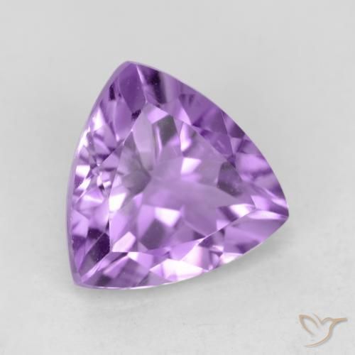 Améthyste Violet moyen naturelle Trillion, 2.19 ct, VVS-VS