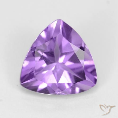 2.12ct Naturel Violet foncé Améthyste, Trillion, VVS-VS