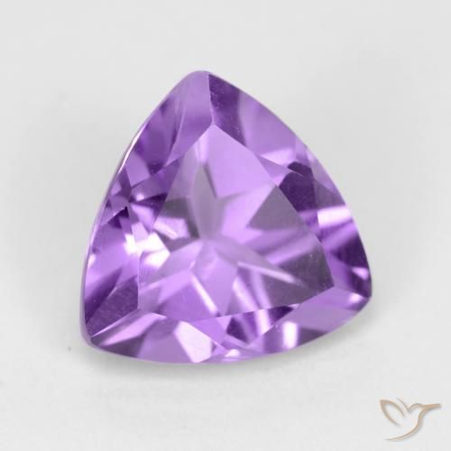 Améthyste Violet foncé naturelle Trillion, 2.12 ct, VVS-VS