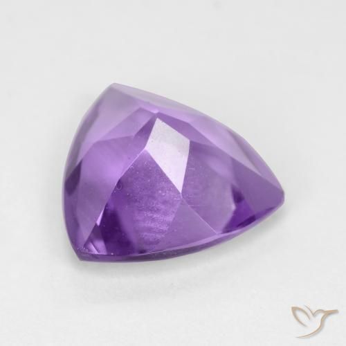 Améthyste Violet foncé naturelle Trillion, 2.12 ct, VVS-VS