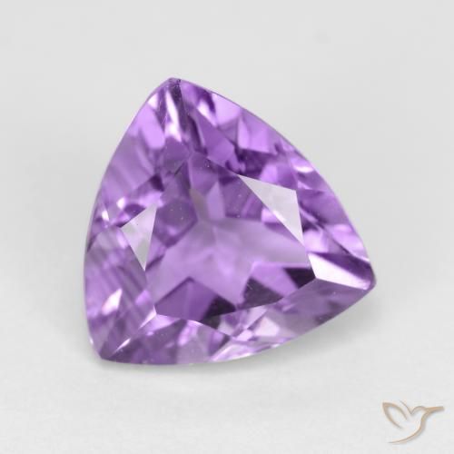 Améthyste Violet moyen naturelle Trillion, 2.30 ct, VVS-VS