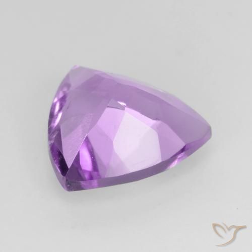 Améthyste Pourpre violacé moyen naturelle Trillion, 2.07 ct, VS