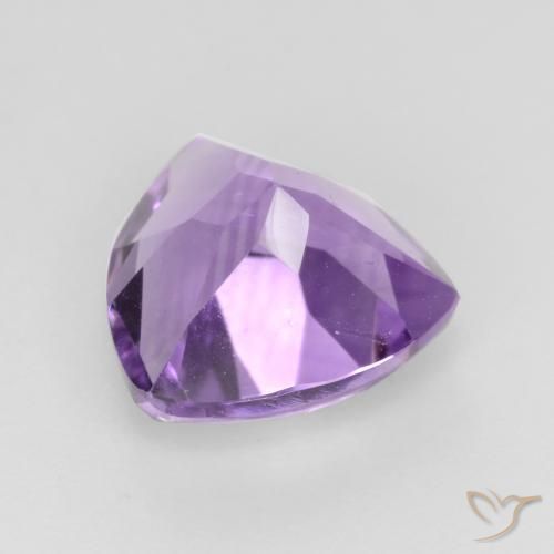 Améthyste Pourpre violacé moyen naturelle Trillion, 2.23 ct, VS
