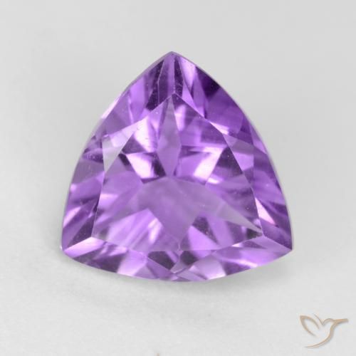 2.25ct Naturel Pourpre violacé profond Améthyste, Trillion, VVS-VS