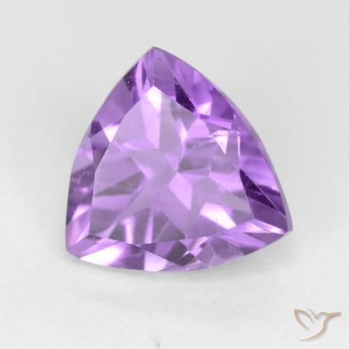 Améthyste Pourpre violacé profond naturelle Trillion, 2.25 ct, VVS-VS