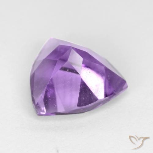 Améthyste Pourpre violacé profond naturelle Trillion, 2.25 ct, VVS-VS