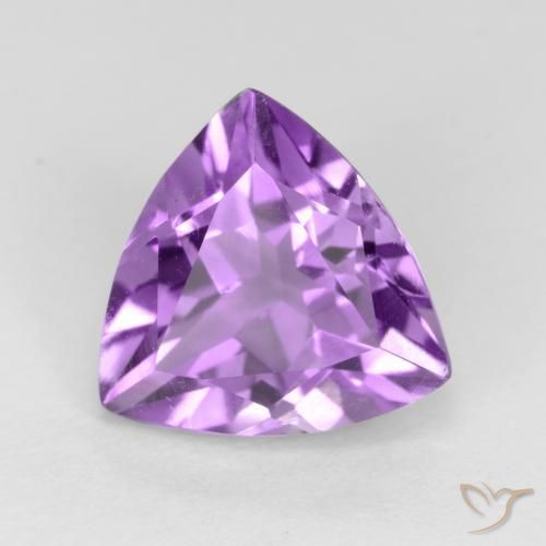 Améthyste Pourpre violacé profond naturelle Trillion, 2.19 ct, VVS-VS