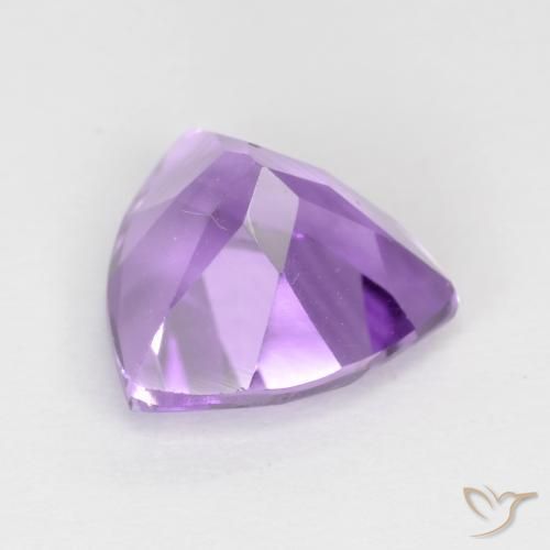 Améthyste Violet moyen naturelle Trillion, 2.32 ct, VVS-VS