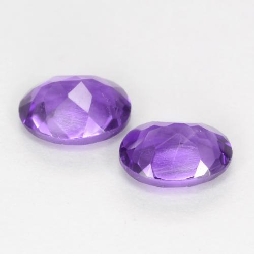 Achetez naturel 0,55ct violet vif améthyste gems, coupe ovale, en provenance brésil chez gemselect. en stock, livraison internationale!