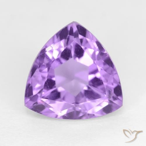 3.16ct Naturel Violet moyen Améthyste, Trillion, VS