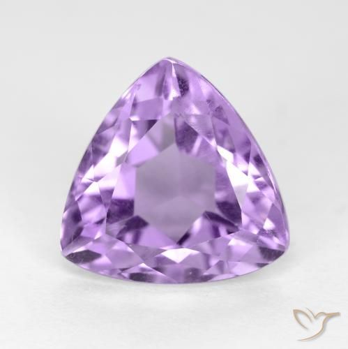 3.08ct Naturel Violet Rosâtre Améthyste, Trillion, VS