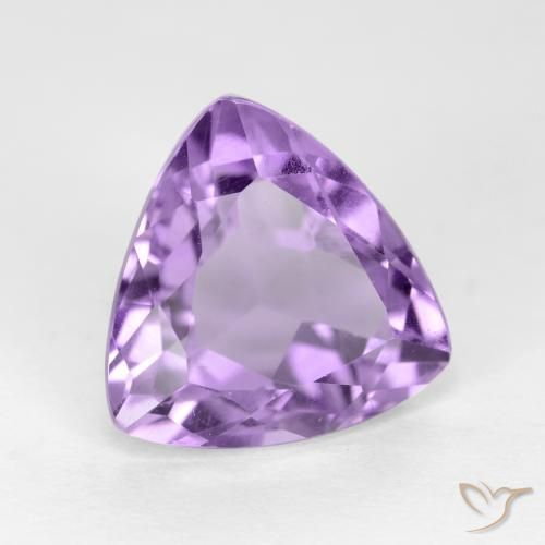 Améthyste Violet Rosâtre naturelle Trillion, 3.08 ct, VS