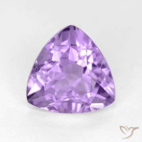 2.85ct Naturel Violet Rosâtre Améthyste, Trillion, VS