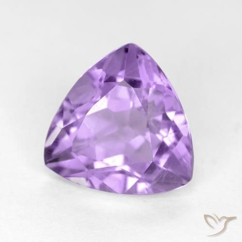 Améthyste Violet Rosâtre naturelle Trillion, 2.85 ct, VS