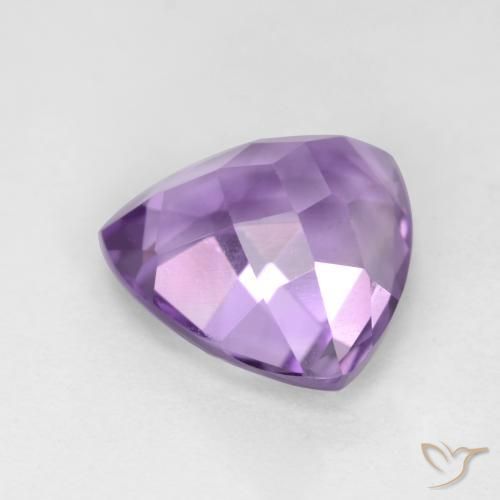 Améthyste Violet moyen naturelle Trillion, 3.14 ct, VS