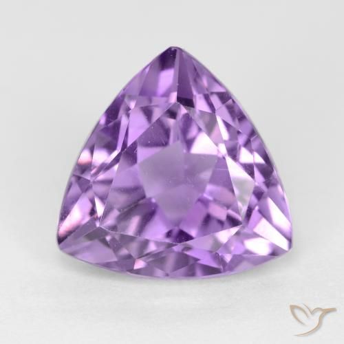 3.03ct Naturel Violet moyen Améthyste, Trillion, VS