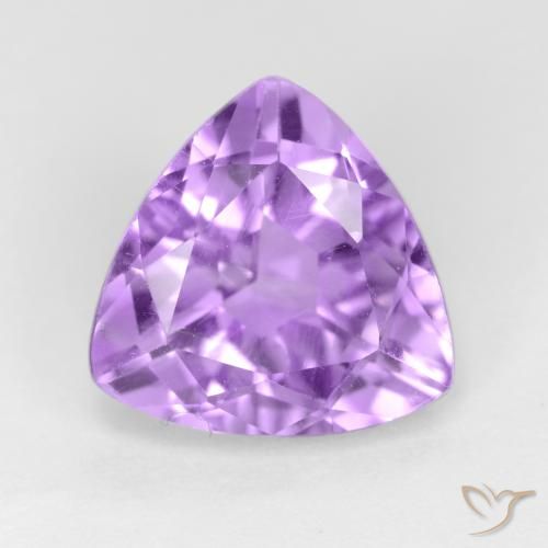 2.91ct Naturel Violet clair Améthyste, Trillion, VS