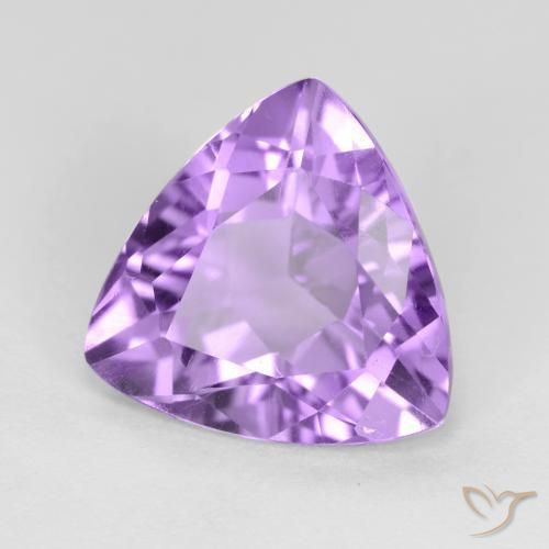 Améthyste Violet Rosâtre naturelle Trillion, 2.62 ct, VS