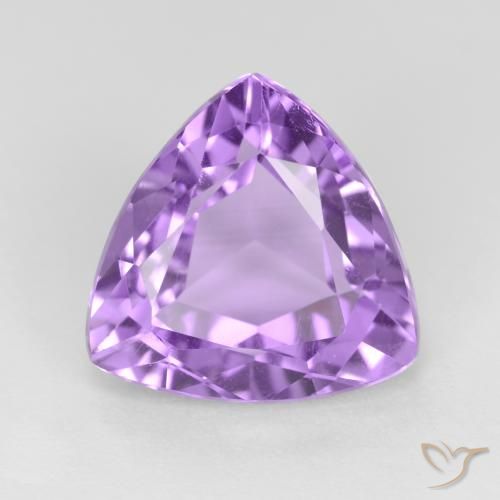 2.91ct Naturel Violet moyen Améthyste, Trillion, VS