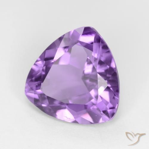 Améthyste Violet foncé naturelle Trillion, 2.50 ct, VS