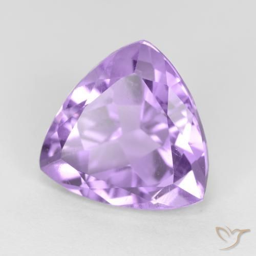 Améthyste Violet moyen naturelle Trillion, 3.02 ct, VS