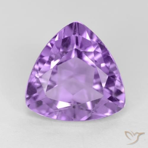 3.07ct Naturel Violet moyen Améthyste, Trillion, VS