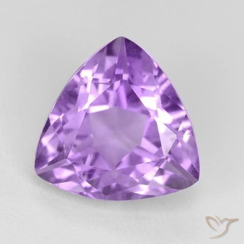 3.01ct Naturel Violet moyen Améthyste, Trillion, VS