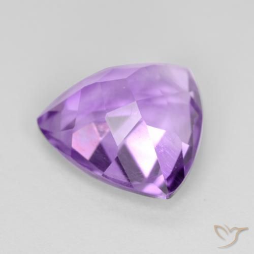 Améthyste Violet moyen naturelle Trillion, 3.01 ct, VS