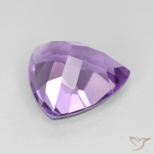 Améthyste Violet Rosâtre naturelle Trillion, 3.01 ct, VS
