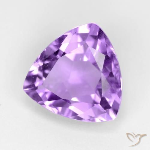 Améthyste Violet intense naturelle Trillion, 3.13 ct, VS