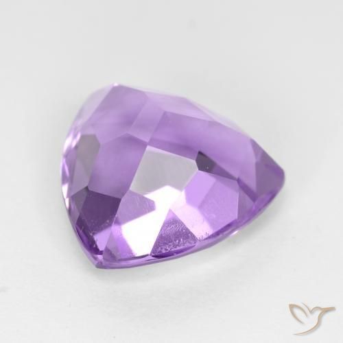 Améthyste Violet intense naturelle Trillion, 3.13 ct, VS