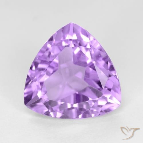 3.04ct Naturel Violet moyen Améthyste, Trillion, VS