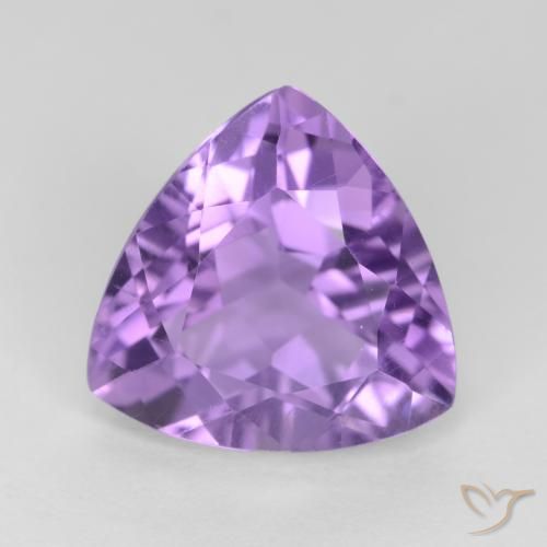 3.04ct Naturel Violet foncé Améthyste, Trillion, VS