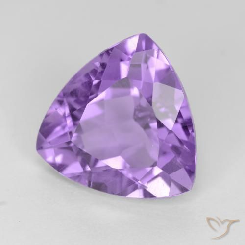 Améthyste Violet foncé naturelle Trillion, 3.04 ct, VS