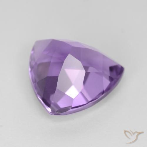 Améthyste Violet foncé naturelle Trillion, 3.04 ct, VS