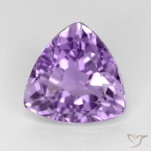 2.85ct Naturel Violet foncé Améthyste, Trillion, VS