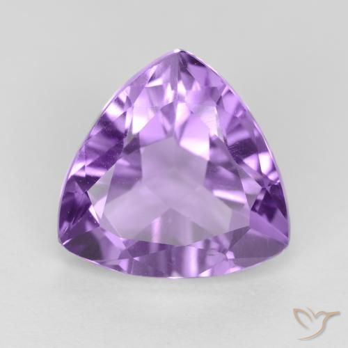 3.00ct Naturel Violet moyen Améthyste, Trillion, VS