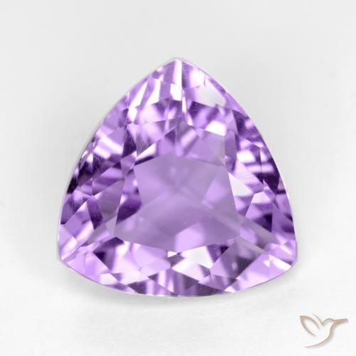 2.65ct Naturel Violet moyen Améthyste, Trillion, VS
