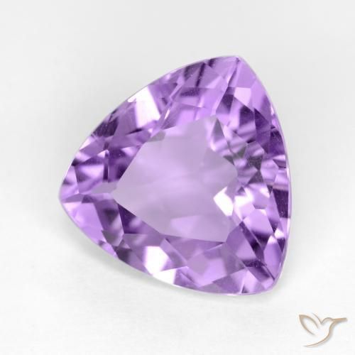 Améthyste Violet moyen naturelle Trillion, 2.65 ct, VS
