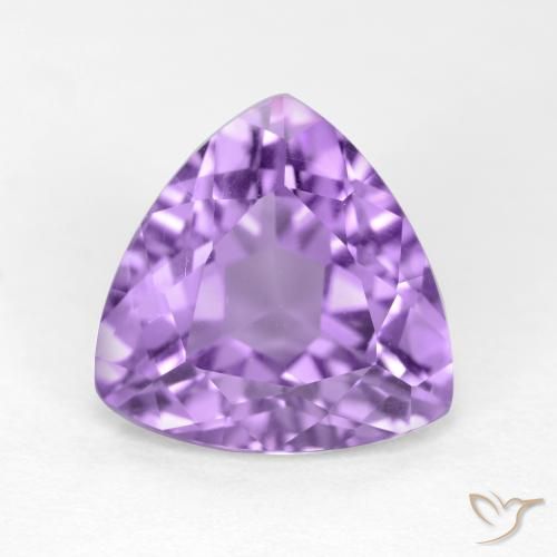 2.89ct Naturel Violet Rosâtre Améthyste, Trillion, VS
